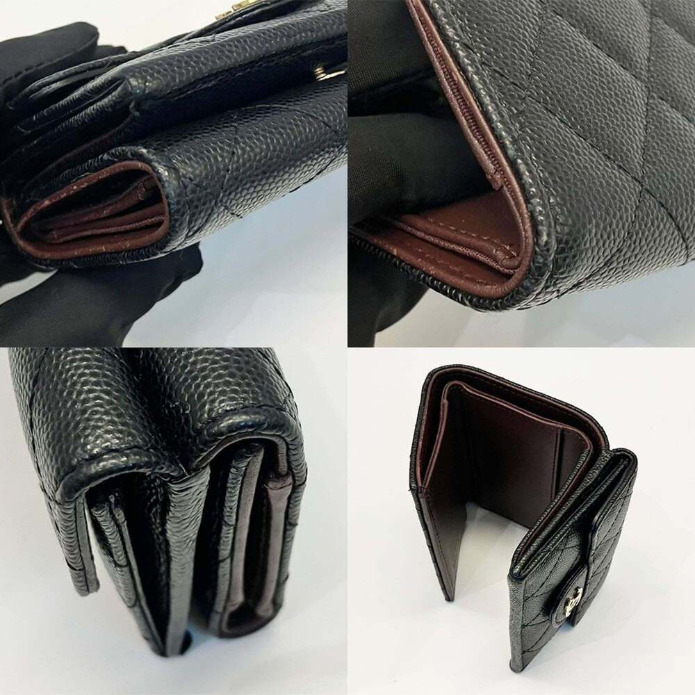 CHANEL Black Caviar Leather Wallet - Picture 5 of 7